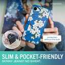 Smartish iPhone 17e/16e Wallet Case - Wallet Slayer Vol. 1 [Slim + Protective] Credit Card Holder - Drop Tested Hidden Credit Card Slot Cover for Apple iPhone 17e/16e - Very Cherry Blossom