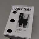 Organic Basics mens Core 6" Easy Fit Organic Cotton Boxer Brief Underwear (Black/Grey Mlange/Thunder)