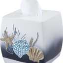 Avanti Linens Bathroom Accessory, Resin Countertop Accessories, Oceanscape Inspired Bathroom Decor (Blue Lagoon Collection)