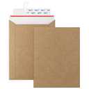 ValBox 6x8 Self Seal Photo Document Mailers 25 Pack Stay Flat Brown Cardboard Envelopes, 6.25 x 8.25 Inches