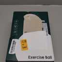 Trideer Exercise Ball for Yoga, Pilates & Fitness  Stability Ball Equipment for Home Gym & Office Chair, Core & Balance Training Accessories, Physical Therapy Equipment, Quick Pump Included, 5 Sizes (Black)