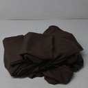 Amazon Basics Luxury, Breathable Microfiber 4 Piece Bed Sheet Set with 14-Inch Deep Pockets, King, Chocolate, Solid