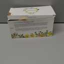 Beeswax Pillar Candles, 3x3 Inch White Hand-Rolled Honeycomb Pillar Candle Set of 2 - Dripless and Smokeless, Approx 12 Hours Hurn for Home Decor, Party, Wedding, Dinner