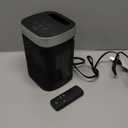 Small Portable Space Heater for Indoor Use - VOCRS 1500W PTC Electric Heater with Thermostat, Remote Control, 12H Timer, Eco and Fan Mode, Rapid and Safe Heating for Bedroom, Office