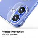 MOFT Invisible Case for iPhone 16 Plus Case, Clear MagSafe Phone Case, Dual Cutouts Frame Design with Bare-Device Feel, Anti-Yellowing Ultra-Thin Strong Magnetic Protective Phone Cover, Clear