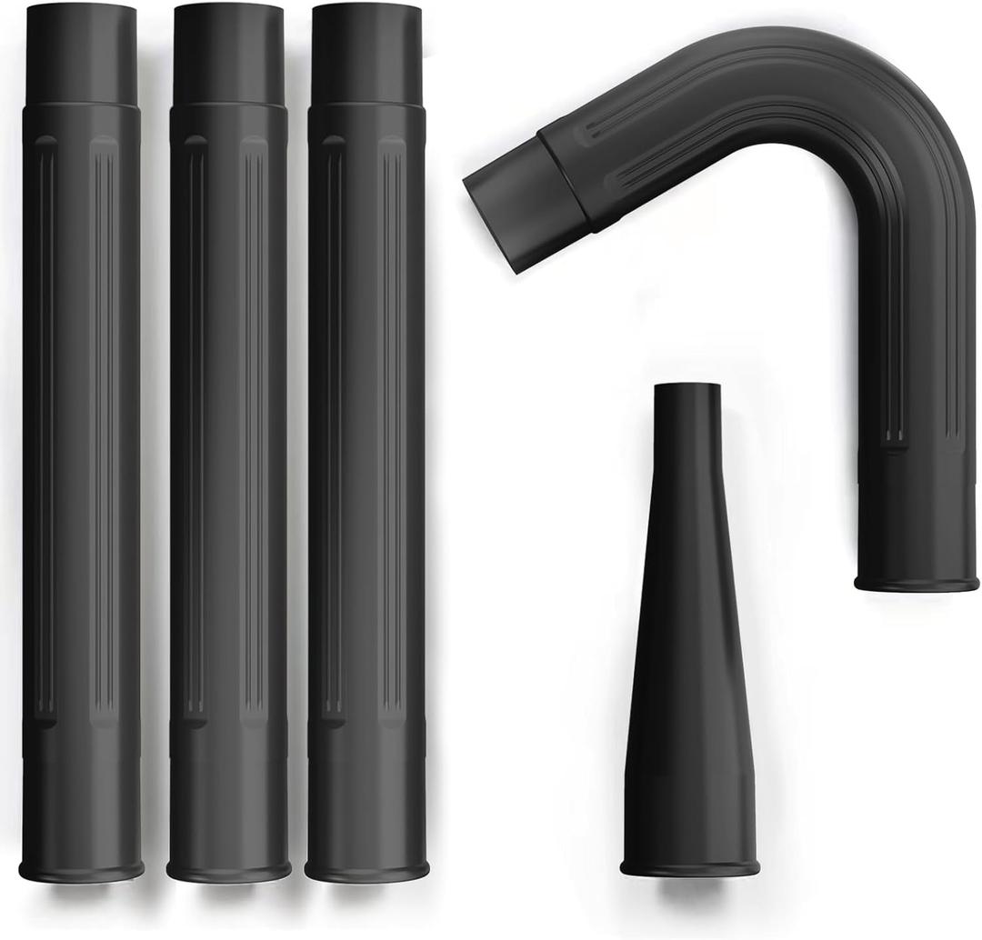 Sealegend Gutter Cleaning Tools for 2-1/2 in. Wet/Dry Vacuum Cleaner, Shop Vac Hose Attachments for Cleaning or Blowing Debris from Gutters Up to 5FT, 2-1/2 in. Shop Vac Accessories