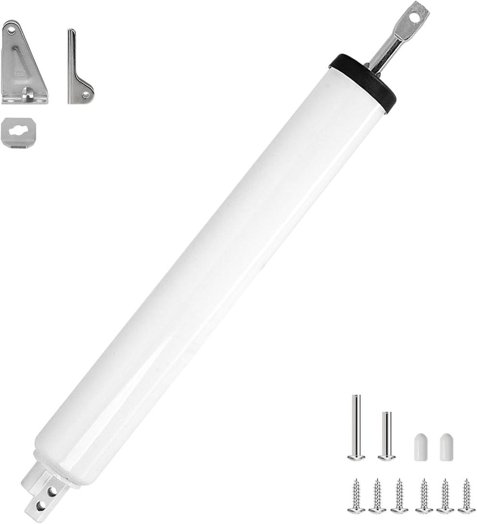 SOPHIA Screen Door Closer, Storm Door Closer Heavy Duty with Hold Open, Pneumatic Door Closers for Home with Adjustable Speed & Quiet Close, Door Frame Mount (Push Side), Full 90 Degree (WHITE 2)