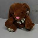 Holiday Home Brown Bunny with Ribbon