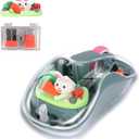 Elec Space Cute Wireless USB C Mouse - Bluetooth Triple Mode Rechargeable Cartoon Mouse for Laptops, iPads & MacBook Air/Pro - Silent Operation, Portable Design, Unique Magnetic Character (Green)