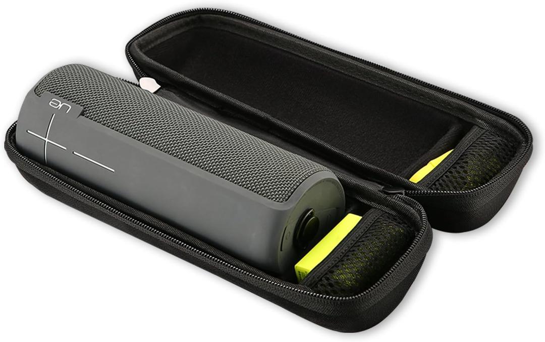 ProCase UE Boom 2 Case, Hard Case Travel Carrying Storage Bag for UE Boom 2 / UE Boom Wireless Portable Speaker, Fits USB Cable and Wall Charger -Black