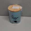 Pandapark Wooden Jewelry Box with Glass Lid, Multi-Compartment Storage Display Case, Walnut Brown (Green Cherry)