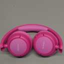 iClever BTH22 Kids Bluetooth Headphones, 60H Play Time, 74/85 dBA Safe Volume, Bluetooth 5.4, USB C, Over Ear Kids Headphones Wireless with Mic AUX Cord for iPad/Tablet/Travel, Blossom Pink