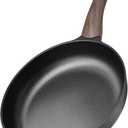 SENSARTE Nonstick Frying Pan Skillet 11Inch Non Stick Egg Pan Omelette Pans, Healthy Kitchen Cooking Chef's Pan, PFOA Free, Free of Intentionally Added PFOS/PFOA, Induction Compatible, Black