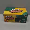 Flexi Hose with 8 Function Nozzle, 25FT - Lightweight Expandable Garden Hose, No-Kink Flexibility, 3/4 Inch Solid Brass Fittings and Double Latex Core - Green