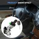 RAMATA Ignition Switch Lock Cylinder with Key (with Unprogrammed Chip) Compatible with 2003 2004 2005 2006 2007 Honda Accord (Ignition Chip: 48,Frequency: 315mHz)