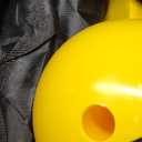 Realspring 2 Set Football Goal Post Yard Football Chairs Outdoor Games Outdoor Toss Goal Post Set for Backyard, Beach, Park, Tournaments, Sports Training