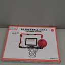 TEMI Indoor Basketball Hoop for Kids, Door Room Basketball Hoop,Mini Basketball Hoop with 4 Balls, Basketball Toys for 3 4 5 6 7 8 9 10 11 12 Year Old Boys