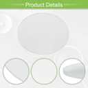 ACROPIX Universal 7 Inch Speaker Grills Mesh for Audio Subwoofer 182x6.5mm Grille without Frame White - Pack of 4