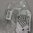 Lux Dual Grip Socks - Soccer Grip Socks for Men and Women. GripArray Performance & Comfort (Large, White)