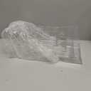 Crtiin 2 Pack 4 Tier Acrylic Brochure Holder Display Stand 6 x 9 Inch, Pamphlet Organizer Flyer Literature Clear Plastic Wall Mount Countertop for Classroom Booklets Magazines Office Home