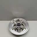 EZGO Chrome Painted Wheel Cover with SS Logo, 8-Inch