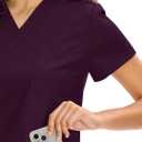 COZYFIT Scrubs for Women Set Medical Uniform - V-Neck Top & Straight Leg Pants with 9 Pockets, Unisex Workwear COZY SCRUBS, Size 2XL