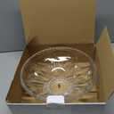Amlong Crystal Crystal Fruit Bowl, 12.5 inch Diameter