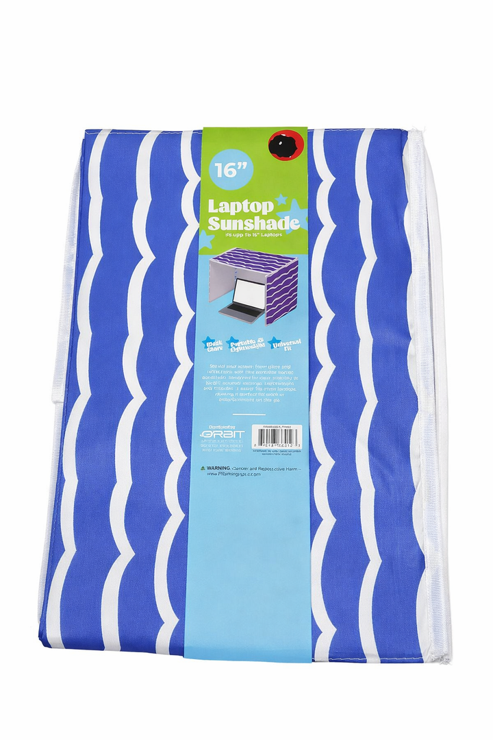 ORBIT Laptop Sunshade 16 Blue White