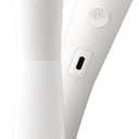 Bikini Trimmer for Women, 2 in 1 Electric Shaver for Women, Pubic Hair Trimmer Waterproof IPX7 with LED, Bikini Razor for Leg Arm Underarm Bikini Area, Pull Bows Gift Box for Friends - Shell White