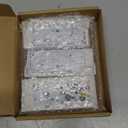 New Upgraded 2pcs W10515057 & 1pc W10515058 LED Light Set with Conical Lens and Frame for Whirlpool Refrigerator Light, Kenmore, Maytag, KitchenAid, Refrigerator,3PCS in One