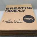 20X25X1 Air Filter, Merv 8, MPR 600, 6 Pack, Furnace Air Filter for HVAC (Actual
