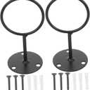 2sets Wall Mount Baseball Display Holder for Softballs and Golf Softball Organizer Rack Space-Saving Design Easy Installation Finish