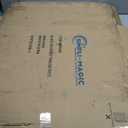 Simpli-Magic 8ft Portable Plastic Folding Table  Indoor & Outdoor Heavy-Duty Foldable Utility Table w/Handle for Party & Camping (Black)