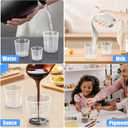 11 x DTDNZKN 3 Pack Measuring Cup Set, Includes 1 Oz (30 Ml), 2 Oz (60 Ml) and 3.4 Oz (100 Ml) Plastic Liquid Measuring Cups- Baking, Cooking, Mixing & Measuring Cups