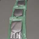 3 x Eyebrow Tweezer Set, 4 Pcs Professional Stainless Steel Tweezers for Women, Precision Tweezer for Facial Hair, Splinter and Ingrown Hair RemovalBright silver