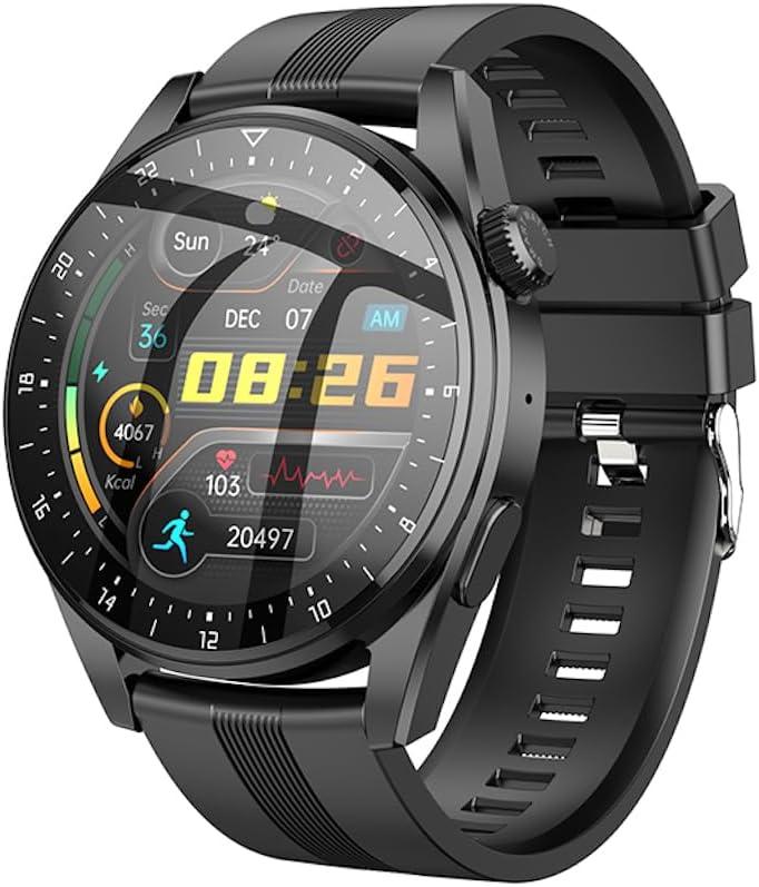  Y9 - Smart Sports Watch Call Version, Screen: TFT 1.32 Inch, 3.5D Touch Screen, IP68 Waterproof, BT V4.0, Support Multiple Exercise Modes, Heart Rate, 19 Languages - Black