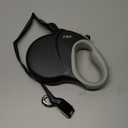 Fida Upgraded Retractable Dog Leash 30ft, Heavy Duty Pet Walking Leash for Medium/Large Breed up to 110 lbs, 360 Tangle-Free Long Retract Dog Lead, Soft Grip, One-Hand Brake, Black