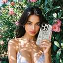 ChiCsFleur for iPhone 16 Case, TPU Phone case with Camera Protection for Women Girls Teens - Green Watercolor Botanical Leaf Herb Natural Garden Floral Clear Gift Sorority Aesthetic Unique (Verdelle)