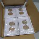 Metal Decorative Wall Plate, Electrical Outlet Covers, Light Switch Covers, Thick and Durable Mid Size 3.16'' x 4.92'' Switch Plate in Various Styles (Pure White, 1 Gang Duplex 4 PK)