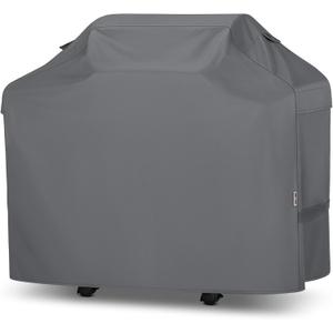 Unicook 50 Inch Grill Cover for 48 Inch Outdoor Grill, Heavy Duty Waterproof BBQ Cover Compatible with Weber Spirit 200 Series, Fade Resiatnt Gas Barbecue Protector, All Weather Protection, Grey