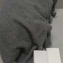 Wearable Heated Blanket Robe, Cordless battery Heated Blanket with 8-Zone Heating & 3 Temp Settings, Machine Washable Oversized Hooded Throw, Cozy Gift for Mom & Grandma, 38"x67", Grey, Teddy Fleece