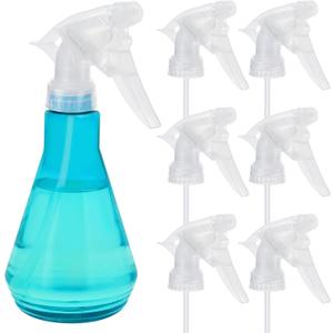 6Pcs Clear Spray Bottle Replacement Nozzle- Reusable Quality Trigger Spray Nozzles with Mist Stream Sprayer, Fit Standard 28/400 Neck 32oz, 16oz, 8oz Bottles for Garden Home Kitchen Office Gifts
