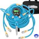 4 Tire Inflation System, 4 Tire Inflation Deflation System, 4 Tire Air Up Down System, 4 Tire Pressure Equalizer, Inflate or Deflate All 4 Tires at Once, Fits Up to 125" Wheelbase