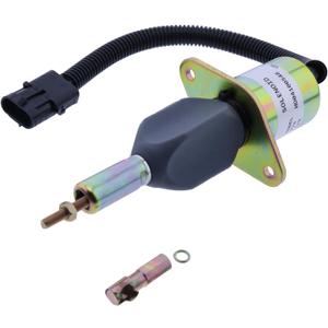 HOLDWELL Fuel Shutoff Solenoid J928160 Compatible with Case IH 7110 7120 7130 7140 7150 7210 7220 7230 7240 7250 9310 9330