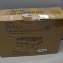 SMRCAD Fridge Organizers and Storage, 6 Pack Clear Freezer Organizer Bins with Lids for Kitchen, Pantry, Refrigerator, Food, Fruit, Vegetable Storage