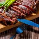 VANDBAO Camping Utensils Set, Portable Travel Utensils with Case for Fixing Tableware, Reusable Stainless Steel Cutlery Set, Includes Extra Steak Knife and Boba Straw, Lunch Flatware Silverware