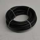 Hybrid Garden Hose 25FT - 5/8" Heavy Duty Flexible Rubber Hose with GHT Brass Fittings - UV-Resistant Leak-proof Ideal for Lawn & Outdoor Use