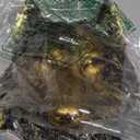 Wall Sculptures 3D Animal Head Wolf Head 22.5x20cm, Wall Sculpture Animal Head Wolf Head, Antique Copper Artificial Resin Taxidermy Head Statue