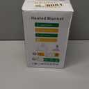 Heated Blanket Heated Throw, Electric Blanket 50"x60" Heating Blanket with 8 Hours Auto Off 10 Fast Heating Levels Machine Washable Sherpa Heated Blanket with Overheating Protection (Gray)