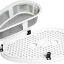 W10828351 Upgraded Clothes Dryer Lint Filter And Cover Dryer Lint Screen With Case Cover Compatible With Whirlpool Kenmore Dryer/Washer,Replaces 8531964 8531967 AP5985829